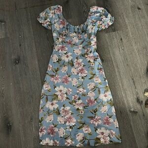 Beautiful blue dress. Worn once for photos. Perfect for spring. Good shape.